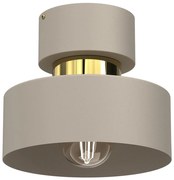 Luminex Mennyezeti lámpa MARTI 1xE27/15W/230V bézs/arany LU9928