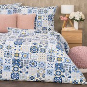 4Home Azul krepp ágyneműhuzat, 140 x 220 cm, 70 x 90 cm