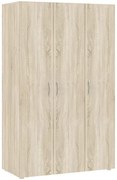 Háromajtós Szekrény Sonoma Tölgy Színben