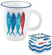 Halmintás Porcelán bögre Sardine's Party SARB