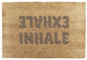 Kókuszrost lábtörlő 60x90 cm Inhale Exhale – Artsy Doormats