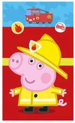 Peppa malac Fireman kéztörlő, arctörlő, törölköző 30x50 cm