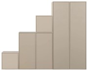 Krémszínű borovi fenyő moduláris szekrény 250x200 cm Daily – vtwonen