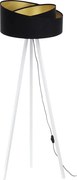 Állólámpa GALAXY 1xE27/60W/230V fekete/fehér