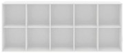 Fehér moduláris polcrendszer 169x69 cm Mistral Kubus - Hammel Furniture