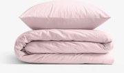 Goldea pamut ágyneműhuzat garnitúra - púderrózsaszín 140 x 200 és 70 x 90 cm