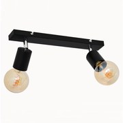 Spotlámpa TUNE 2xE27/20W/230V fekete