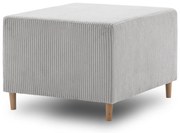 Fireze puff, kordbársony, szürke