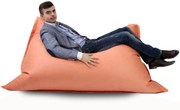 EMI narancssárga velúr babzsákfotel