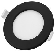 Commel LED panel beépíthető 6W kerek 2700/4000/6500K 115mm fekete