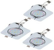 Eglo Peneto 94267 beépíthető, fix spotlámpa szett, 3x5W GU10 LED