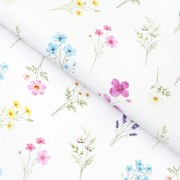 Goldea teflon szövet terítőknek - virágoskert 160 cm