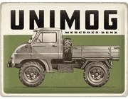 Fém tábla Mercedes-Benz - Unimog