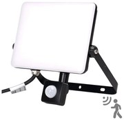 Aigostar - LED Reflektor érzékelővel LED/50W/230V 4000K IP65 fekete