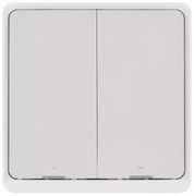 Kapcsoló 2 gombos GoSmart 1xCR2430 Tuya fehér