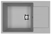 Ulgran U-602-342 Gránit Design Mosogatótálca - Csepegtetőtálcás, Grafit