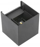 Lámpa Fali lámpa MISSOURI-K, 7W, 540lm, AC220-240V, 50/60 Hz, PF>0,5 ,Ra≥80, IP54, IK08, 4000K, négyzet, szürke