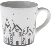 Kerámia bögre Domečky I, 470 ml