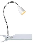 Markslöjd 106091 - LED Asztali lámpa klipsszel TULIP LED/3W/230V fehér
