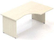 Visio ergonomikus asztal 160 x 100 cm, jobb, juhar