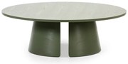Cep zöld dohányzóasztal, ø 110 cm - Teulat