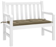 melange tópszínű szövet kerti padpárna 100 x 50 x 7 cm