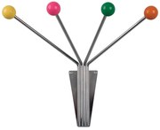 Ezüstszínű fém fali fogas Neptune – PT LIVING