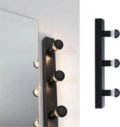 Paulmann 80097 - 3xE14/40W IP44 Fürdőszobai tükörmegvilágító REGULA 230V fekete