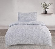 Harmony szürke jacquard damaszt ágyneműhuzat 200x140cm+90x70cm TiaHome