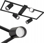 Mennyezeti lámpa Led halogén lámpatest 4x GU10 Spot Mozgatható fali lámpa a szobába