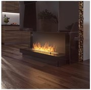 InFire - Beépíthető BIO kandalló 100x45 cm 3kW fekete
