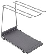 Ezüstszínű acél borospohár tartó Calix – Metaltex