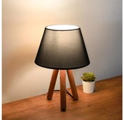 Asztali lámpa AYD 1xE27/40W/230V barna/antracit