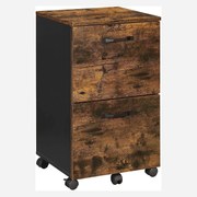 iratszekrény 2 fiókkal, guruló irodai iratszekrény kerekekkel