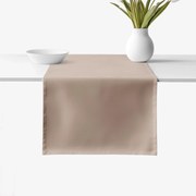 Goldea pamut asztali futó - kávébarna 20x120 cm