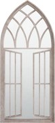 vidaXL homokszínű vas tükör beltéri használatra 100 x 45 cm