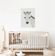 Gyerek festmény - Geometriai Zebra 50 x 40 cm