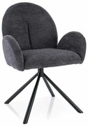 Genia étkezőszék, sötét szürke