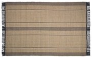 Fekete-natúr színű kétoldalas tengerifű szőnyeg 200x300 cm Brunilda – Kave Home