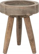 Dekoratív kerek virágtartó állvány 16x20 cm