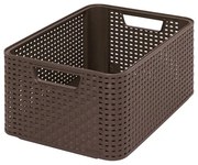 Style barna tárolókosár, 18 l - Curver