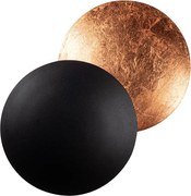Moon fali lámpa, fekete-arany