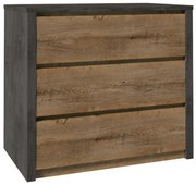 MONTANA K3S komód, szürke