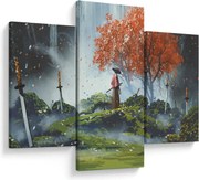Kép - A kardok kertjének illusztrációja (90x60 cm)