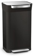 Fekete acél pedálos szemetes 30 l Titan – Joseph Joseph
