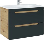 Mosdó alatti szekrény 80cm 2 fiókos