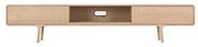 Fawn tömör tölgyfa TV állvány 2 fiókkal - Gazzda