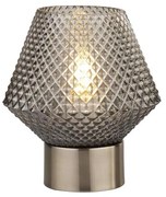 Searchlight EU60754SM - Asztali lámpa AVIA 1xE27/7W/230V