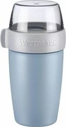 Westmark kétrészes uzsonnás doboz, 700 ml, kék, S