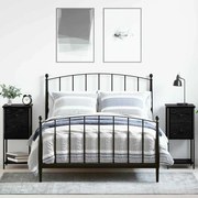 Éjjeliszekrény 2 pcs Musta tammi 32 x 42 x 70 cm Faanyag